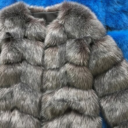 ZADORIN New Luxury Long Faux Fur Coat Women Thick Warm Winter Coat Plus Size Fluffy Faux Fur Jacket Coats abrigo piel mujer