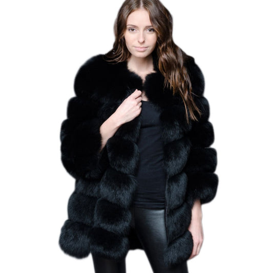 ZADORIN New Luxury Long Faux Fur Coat Women Thick Warm Winter Coat Plus Size Fluffy Faux Fur Jacket Coats abrigo piel mujer