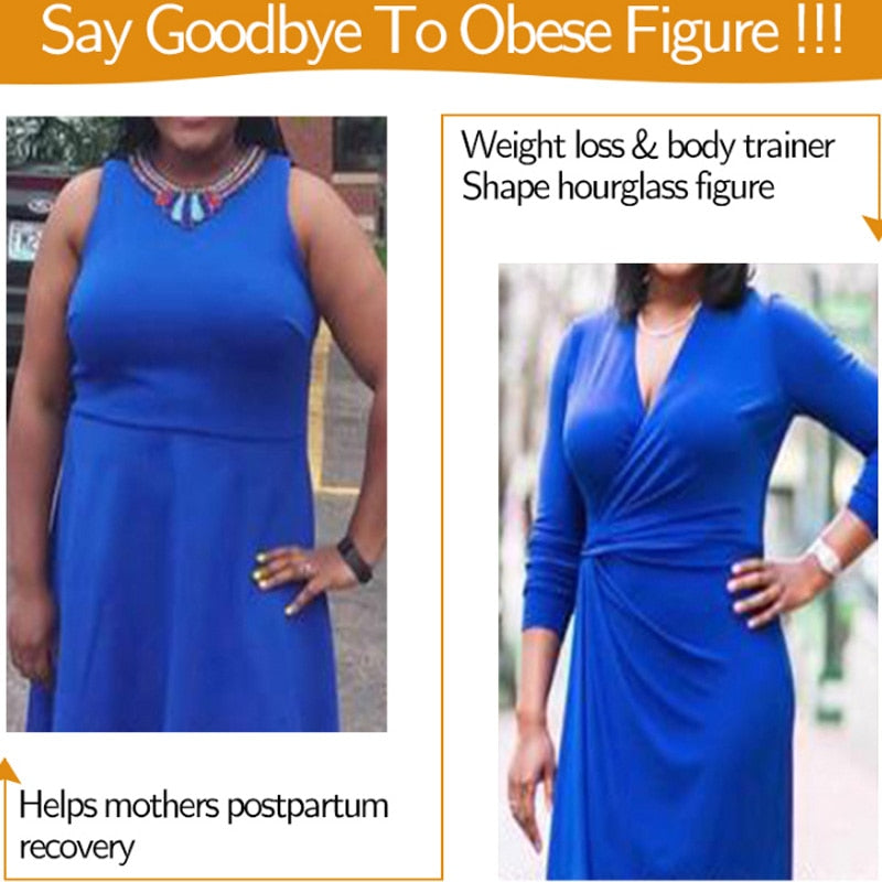 XXS-6XL Corset Body Shaper Latex Waist Trainer Cincher Zipper Underbust Weight Loss Slimming Shapewear Hourglass Belt Women Plus