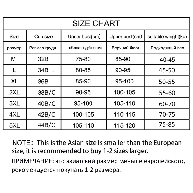 Plus Size Bra Sexy Bralette Crop Top Underwear Push Up M-5XL Seamless Bra Lace Front Closure Brassiere Lingerie Female