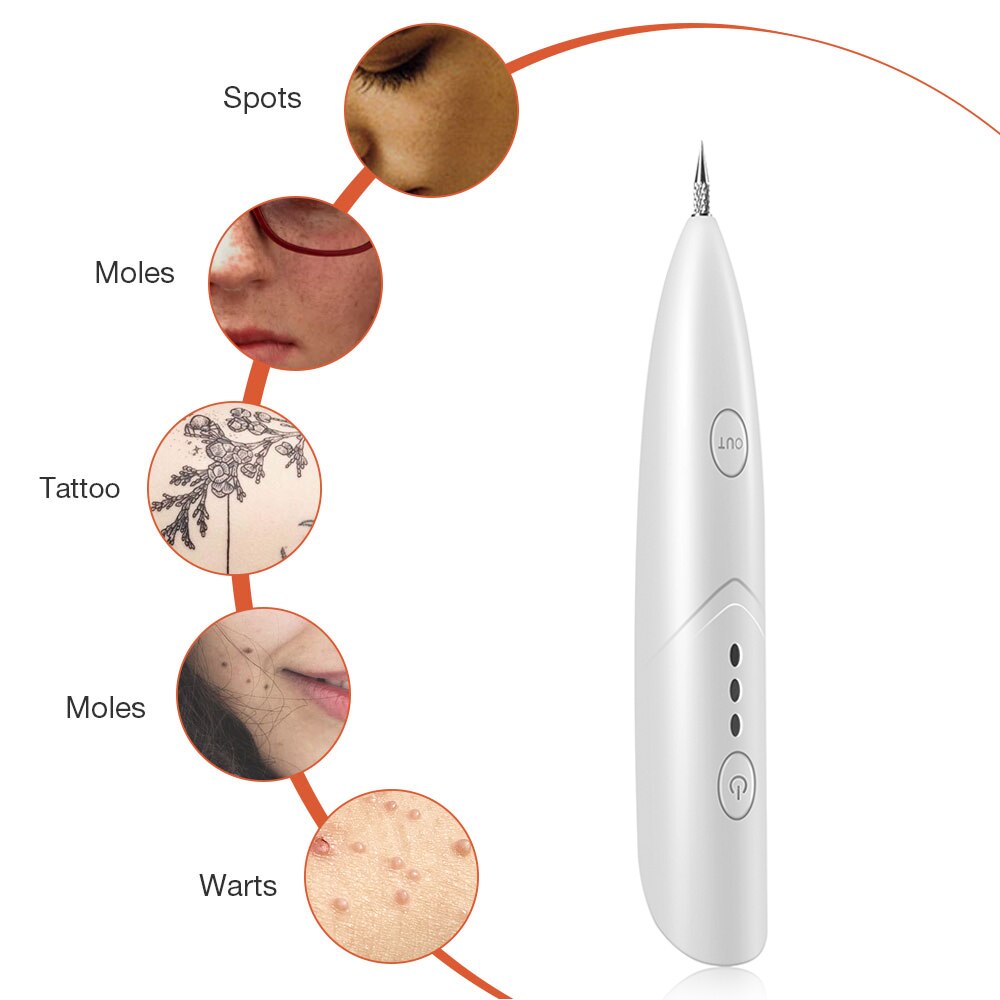 Skin Tag Remover Electric Plasma Pen Pore Cleaner Mole Wart Tattoo Freckle Dark Spot Removal for Face Beauty Facial Skin Care