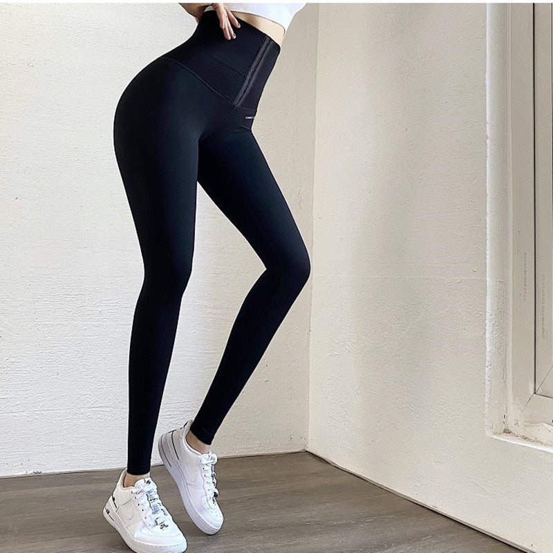 Women Leggings For Fitness High Waist Leggings Push Up Sports Leggings Plus Size 3XL Women Sexy Slim Black Leggings Sportswear