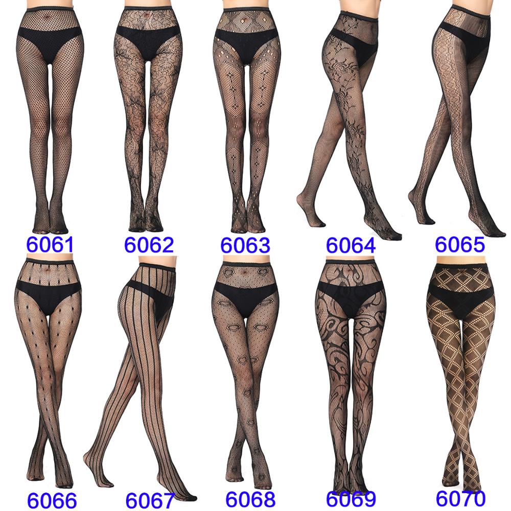 New Arrival Black Plaid Women Pantyhose Sexy Solid Large Mesh Tight Pattern For Girls Fishnet Stockings Plus Size