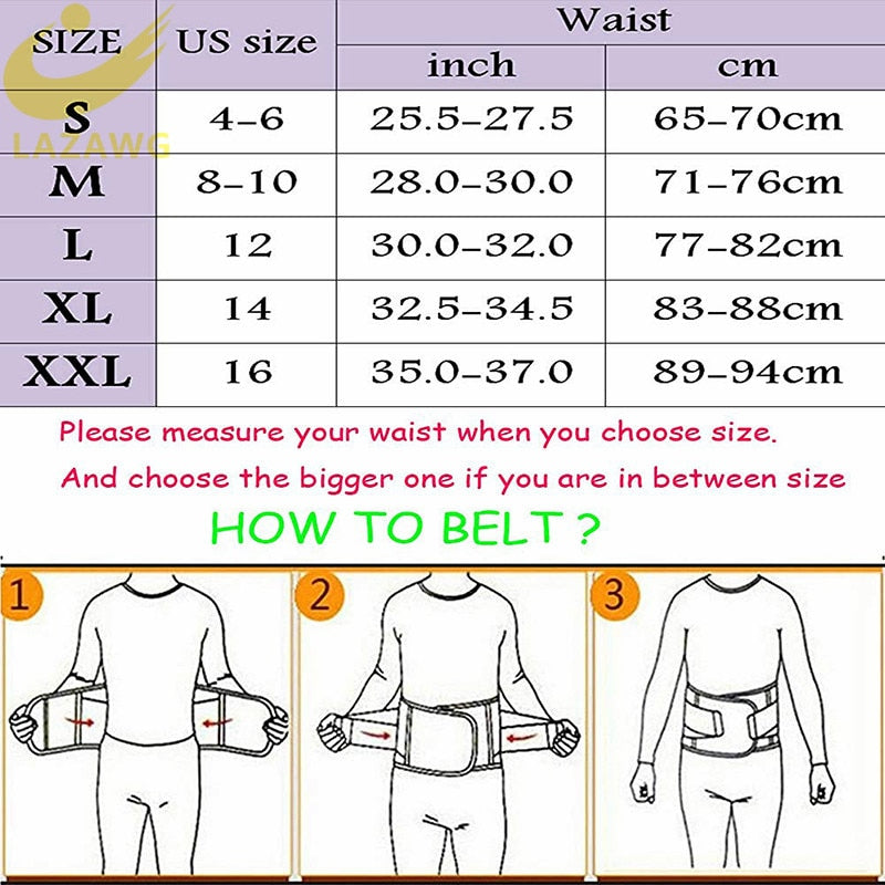 LAZAWG Women Waist Trainer Belt Tummy Control Waist Cincher Trimmer Sauna Sweat Workout Girdle Slim Belly Band Sport Girdle