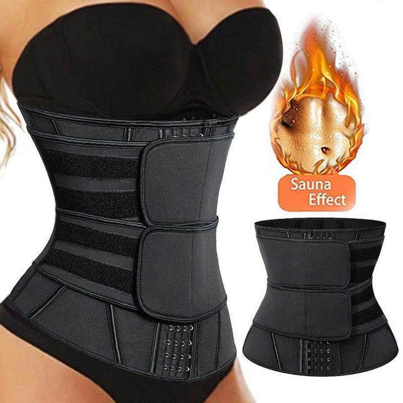 MUKATU Waist trainer body shaper plus size wasit trainer womens belly control sweat belt cinta modeladora waste trainers