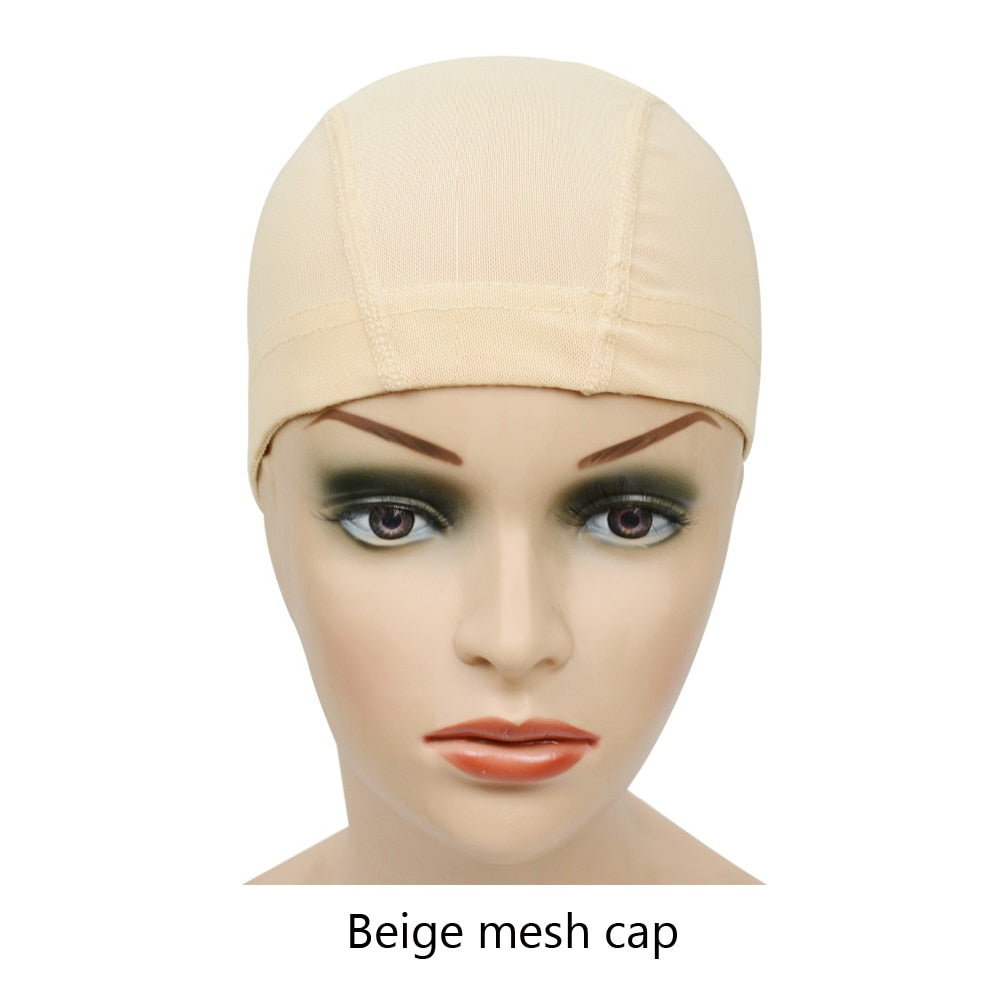 5 Pcs/lot Dom cap Mesh Cap wig cap for making wigs Weaving Cap hair net Elastic Nylon Breathable Mesh hairnets