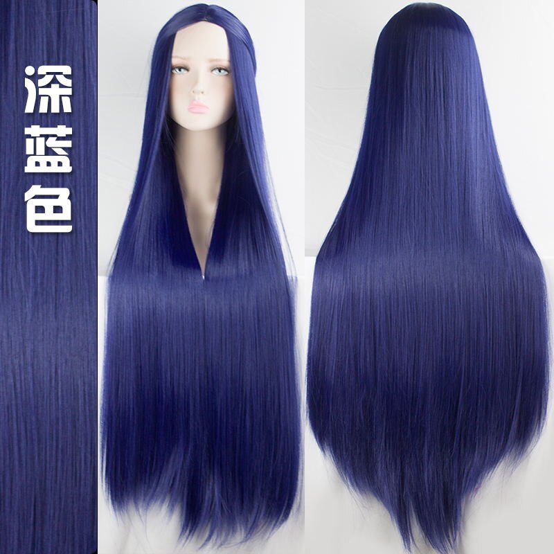 HSIU 100cm Long Wigs high temperature fiber Synthetic Wigs Cosplay Wigs Party Wigs 20 color Long hair Give away brand wig net