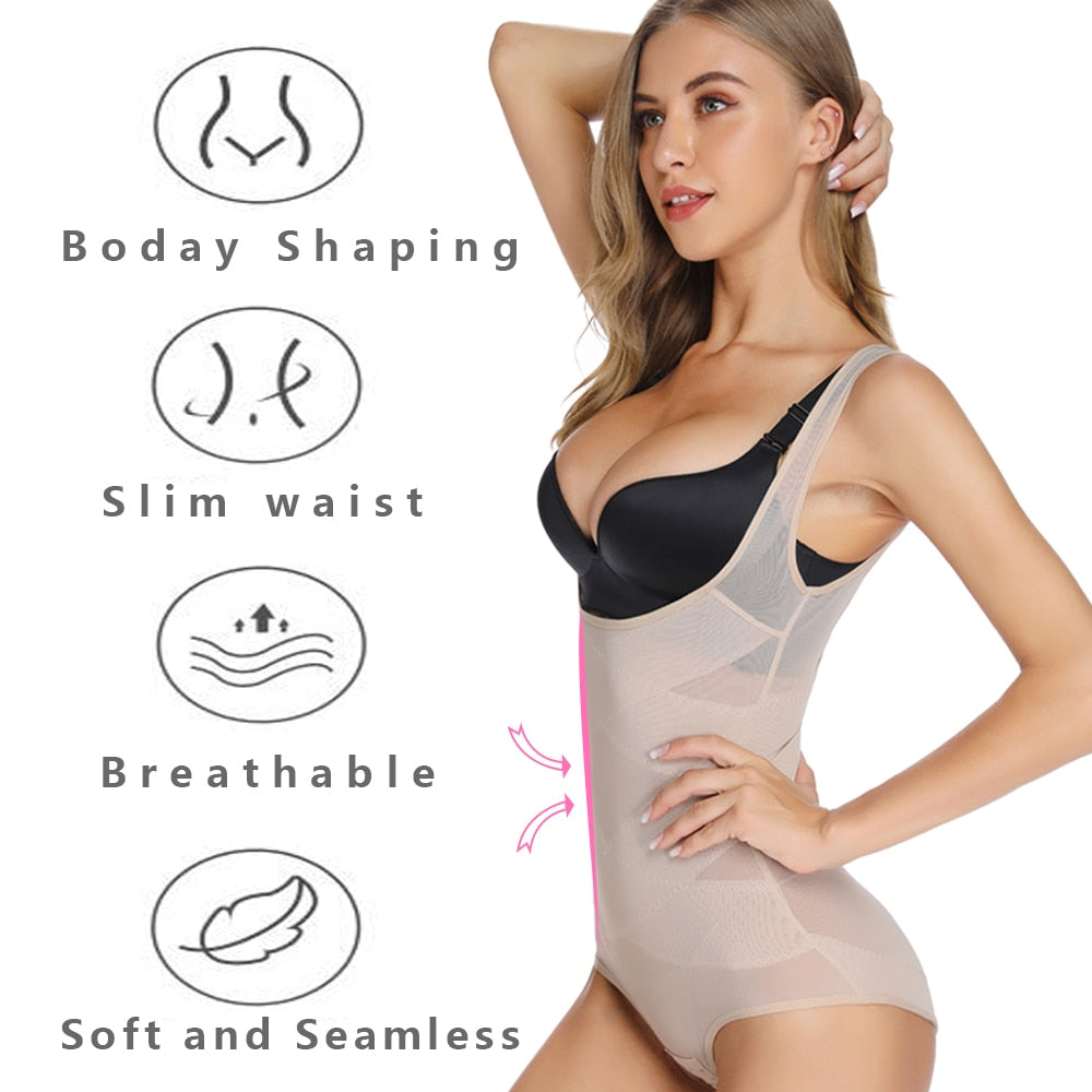 Plus size Women Body shaper Slimming underwear corset slimming pants shapewear waist trainer corrective underwear tummy Control