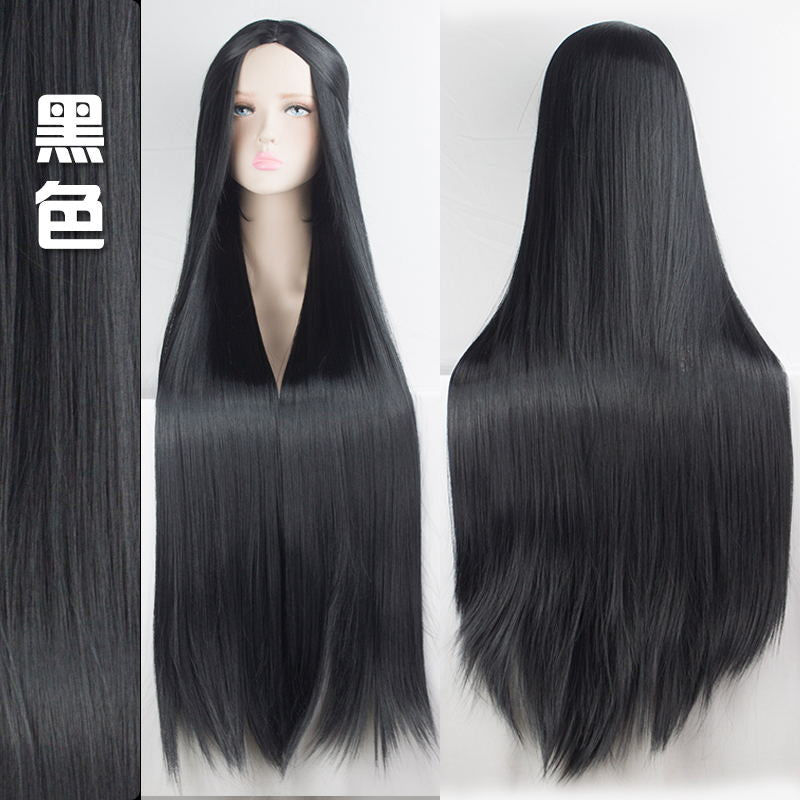 HSIU 100cm Long Wigs high temperature fiber Synthetic Wigs Cosplay Wigs Party Wigs 20 color Long hair Give away brand wig net