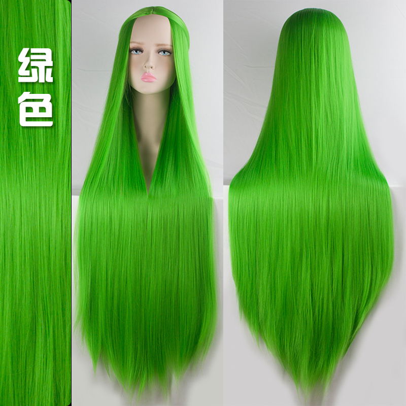 HSIU 100cm Long Wigs high temperature fiber Synthetic Wigs Cosplay Wigs Party Wigs 20 color Long hair Give away brand wig net