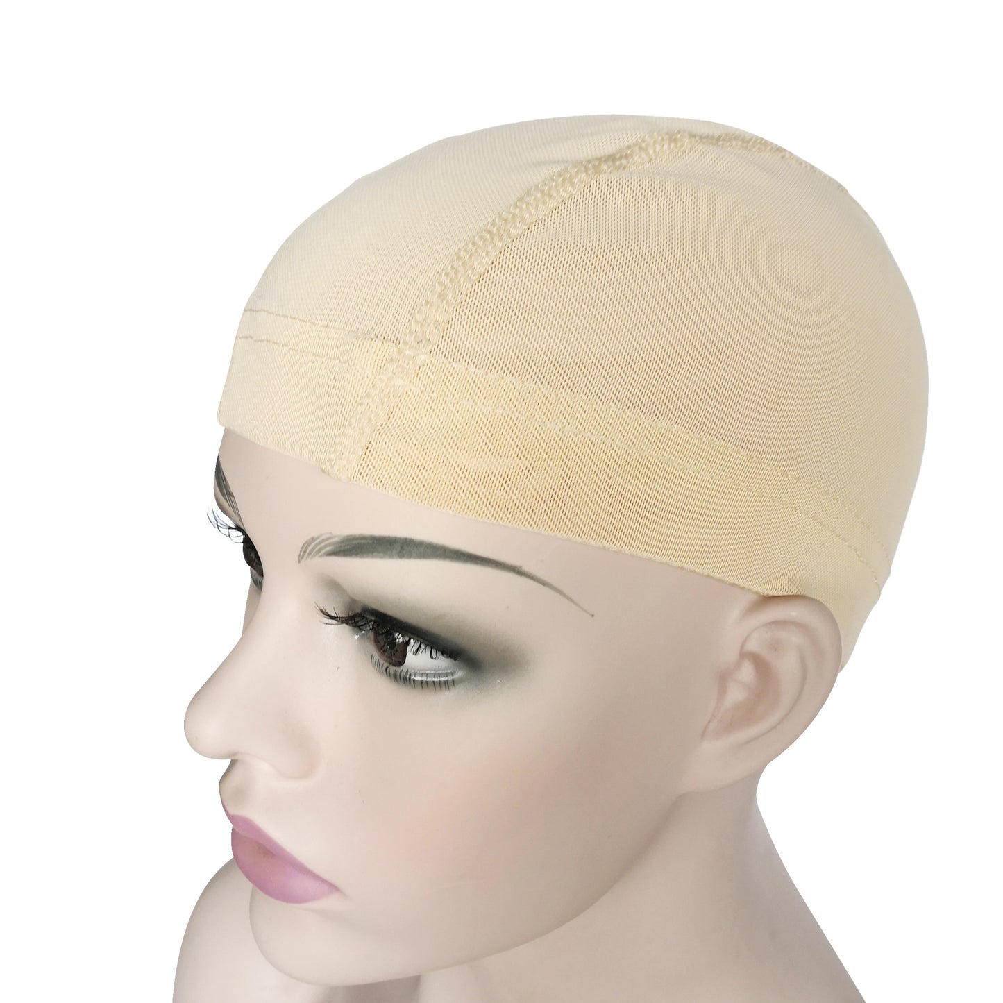 1pcs Glueless Hair net wig cap for Making Wigs Spandex Net Elastic Dome cap Mesh dome cap