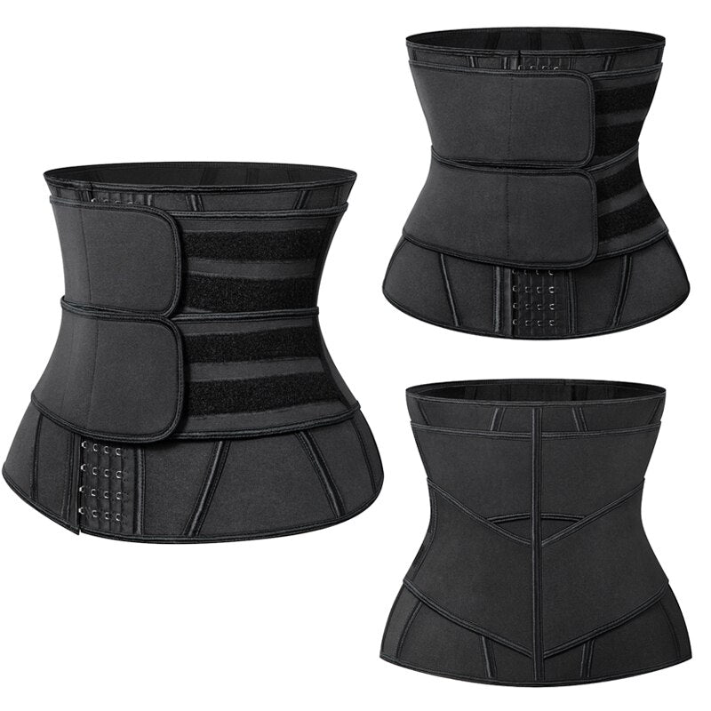 MUKATU Waist trainer body shaper plus size wasit trainer womens belly control sweat belt cinta modeladora waste trainers