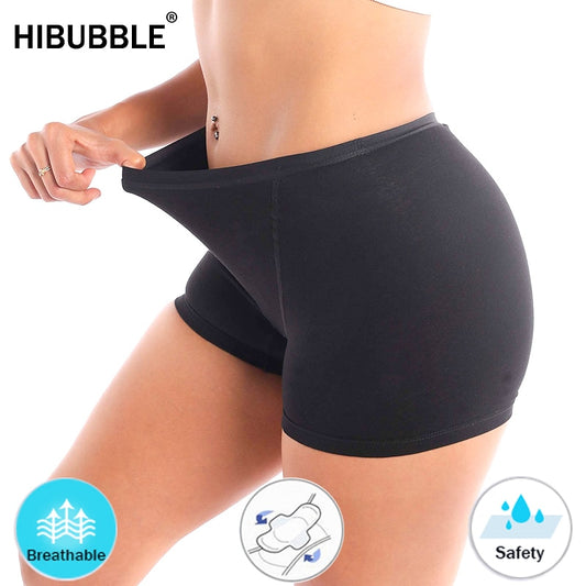 S-4XL Super Absorb Boyshort Underwear Women Safety Menstrual Panties Period Leak Proof Women&#39;s Pants Incontinence Plus Size