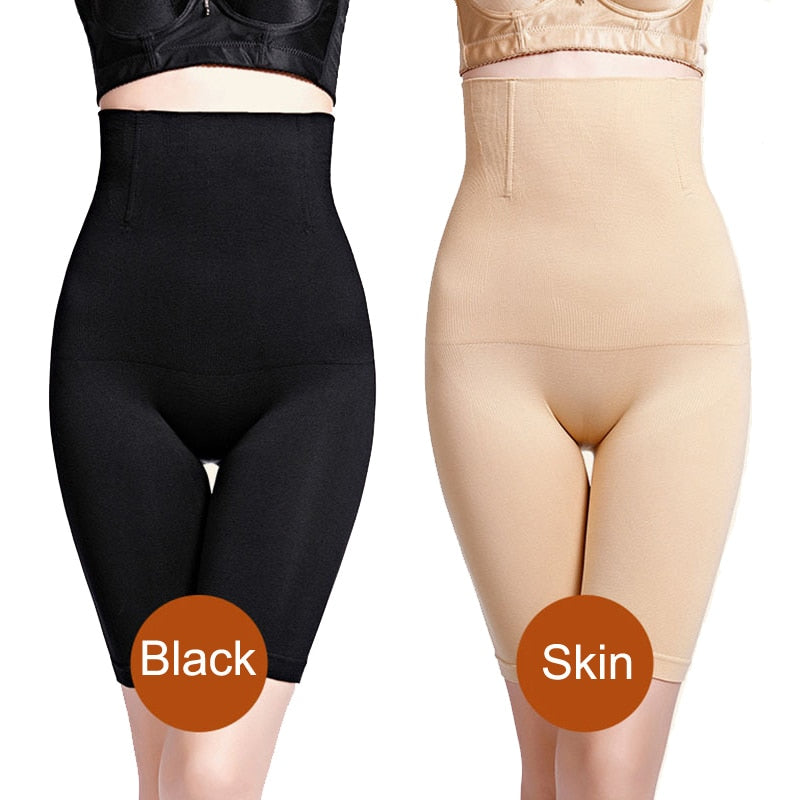 Hot Body Shaper Women High Waist Control Panties Slimming Sweat Waist Trainer Seamless Tummy Underwear Butt Lifter Plus Size 5XL