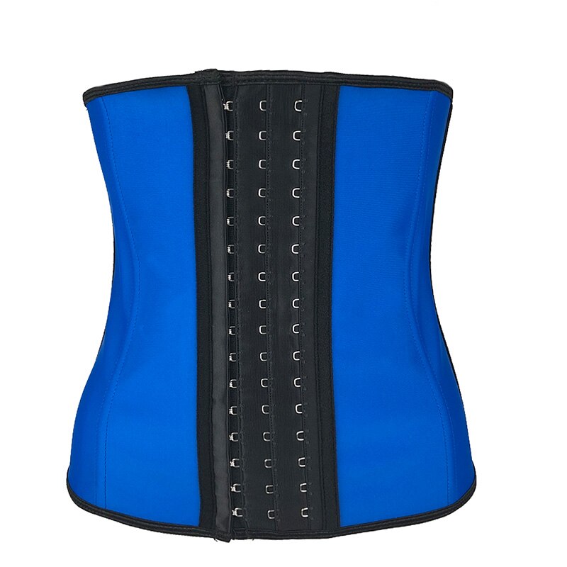 Latex Waist Trainer Corset 9 Steel Bone Shapewear Body Shaper Slimming Belt Waist Shaper Girdle Workout Tummy Control Women Plus